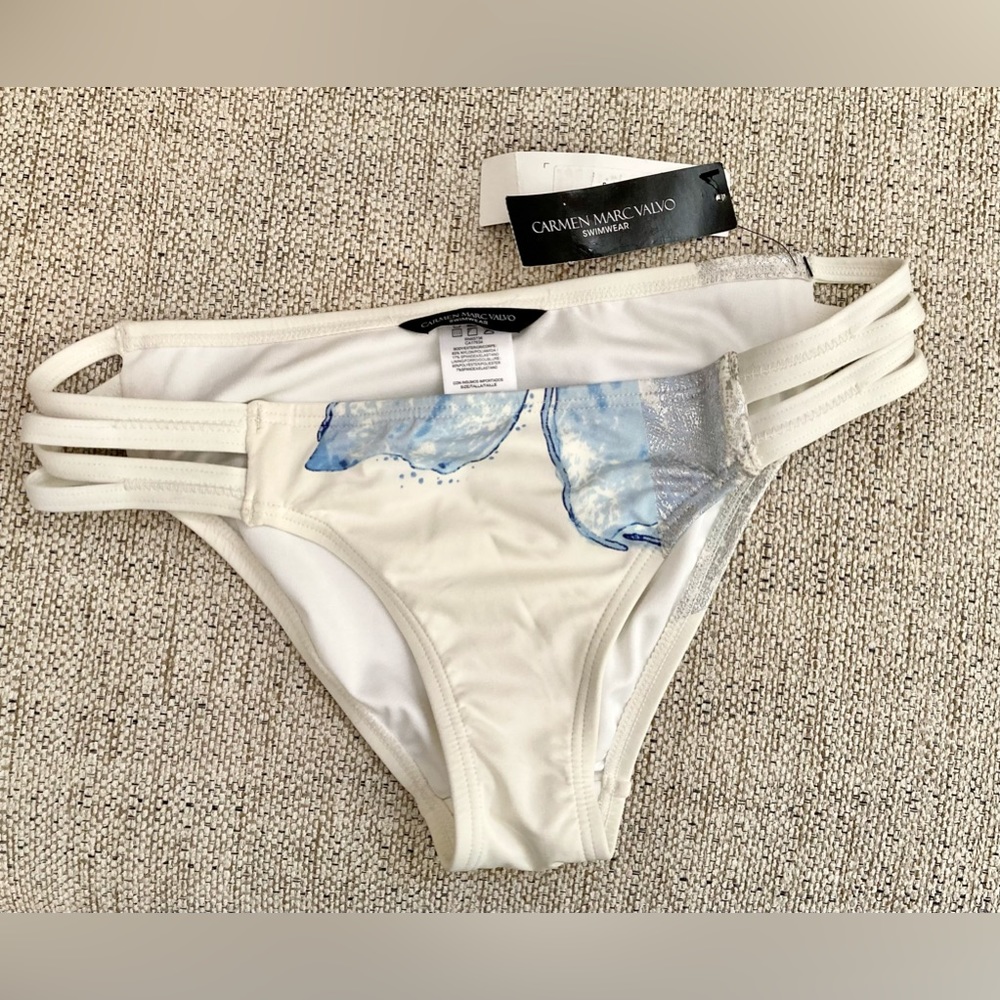 Brand New Carmen Marc Valvo Swim Bottoms Size Small